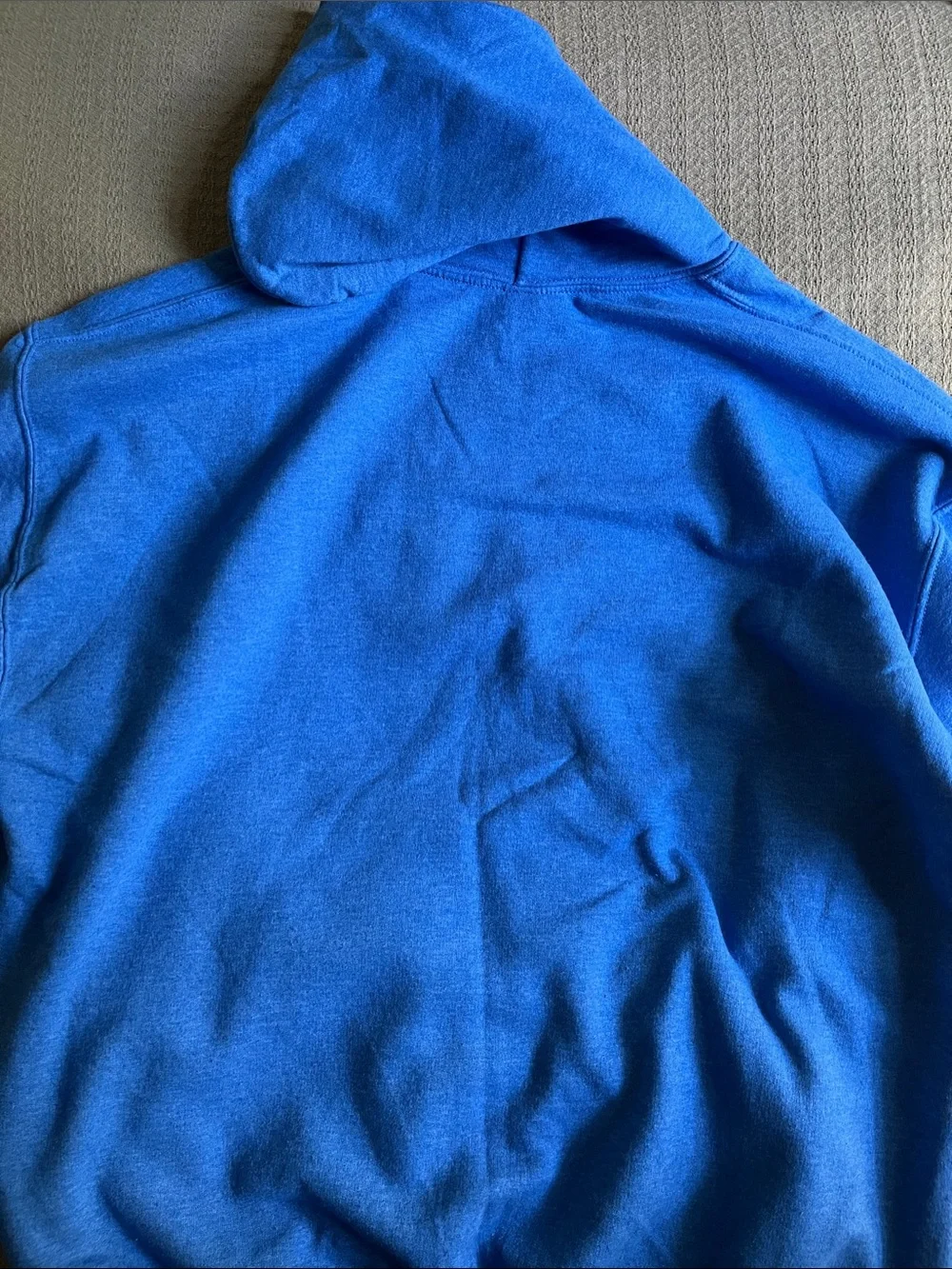 Gildan Blue 'Hockey Night in Boston' Crewneck Hoodie